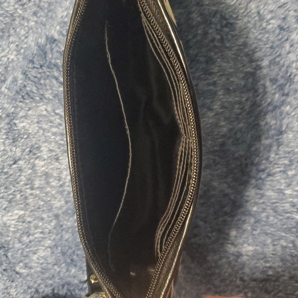 Coach Monogram Black and Gray Wristlet - Picture 6 of 9
